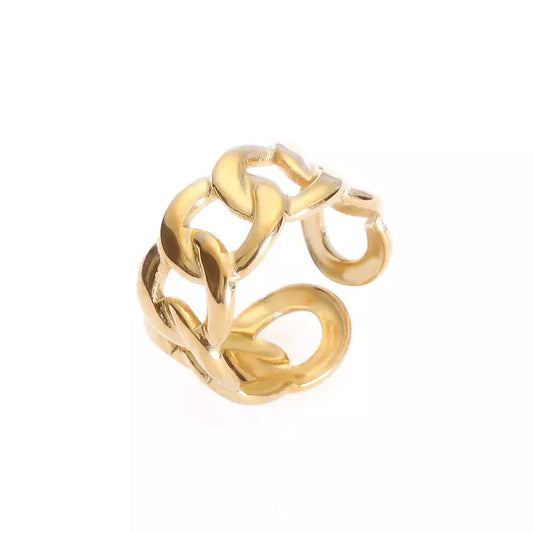 Gemini - Ring chain, gold