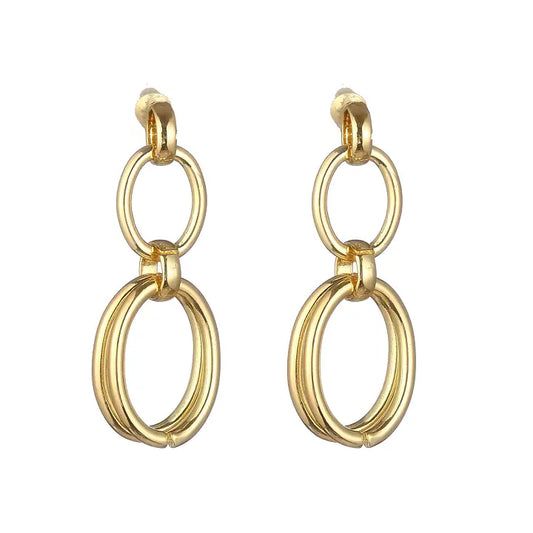 Gemini - Earrings rings, gold