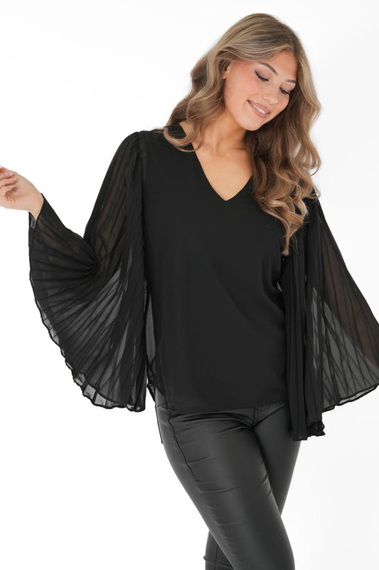 Capri Marcella Blouse Black